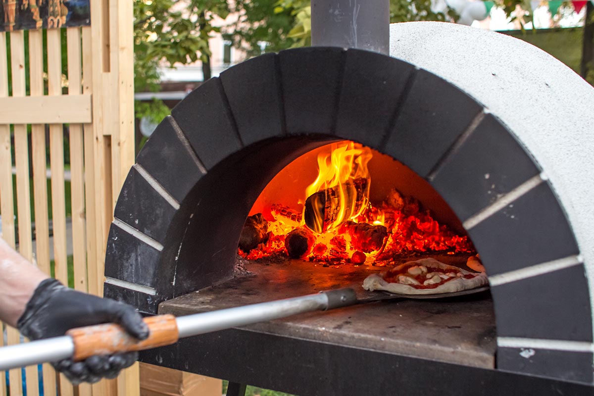 FORNO A PELLET PER PIZZA CON ACCESSORI CUCINA PIZZA PER GIARDINO