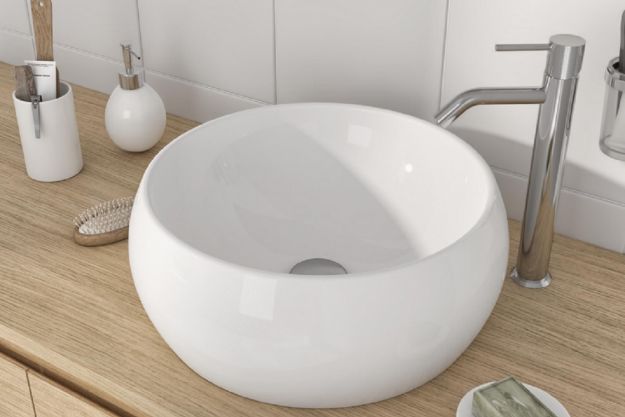 Villeroy & Boch lavabo Pure Stone a forma di ciottolo di fiume