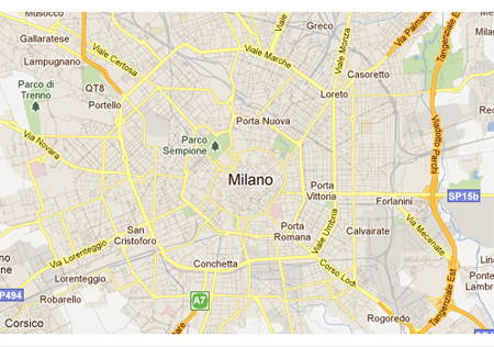 milano design weekend mappa