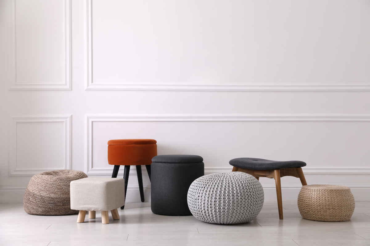 pouf diverse tipologie