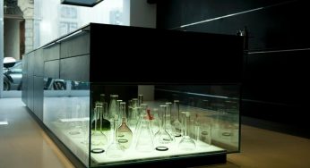 La cucina in pelle di Mike Meiré per Bulthaup