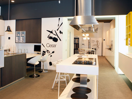 Nuovo showroom Cesar Cucine a Torino