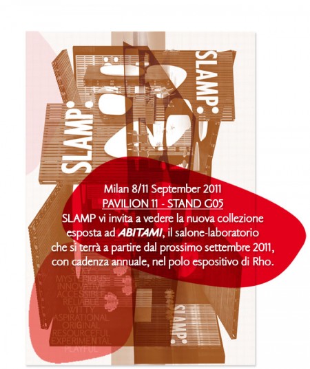 Le lampade Slamp partecipano ad AbitaMi, dall’8 all’11 Settembre al Macef