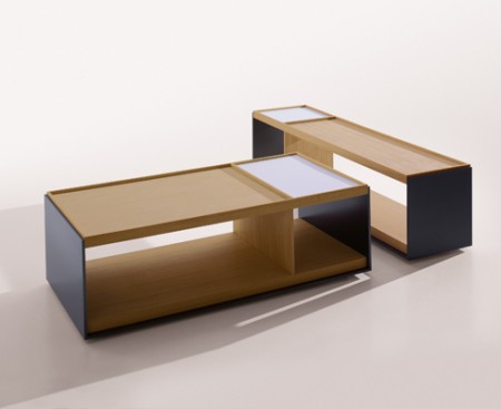 B&B Italia, tavolini Surface ispirati a Mondriaan