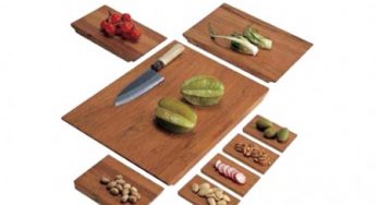 Accessori da cucina Driade: set taglieri-vassoi Cut in Half