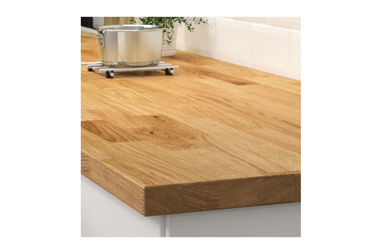 top cucina il legno di rovere ikea